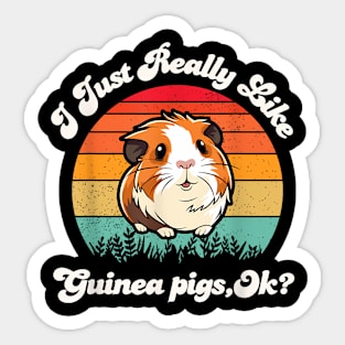 Like Guinea pigs Ok  Quote s Mom Kids Sticker